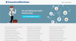 Desktop Screenshot of insurancereviews.org